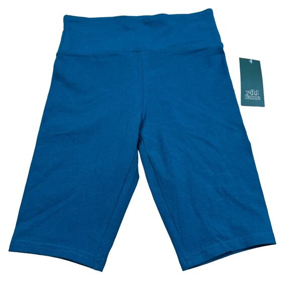 Wild Fable Women's Deep Teal Blue High Rise Bike Shorts - Size XS - NWT - Picture 1 of 4
